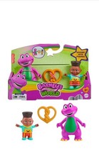 NEW Fisher-Price Barney  s World Barney  David Figure Set 3-Piece Toy