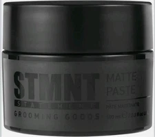 STMNT Grooming Goods Matte Paste 3.38oz Strong Hold Hair Clay Paste for Men