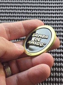 Samba De Amigo Sega Shop UK Coin Medal Exclusive Rare Promo GENESIS SATURN CD 32