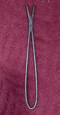 Hand Forged Steel Blacksmith / Fireplace Tongs 12" Long