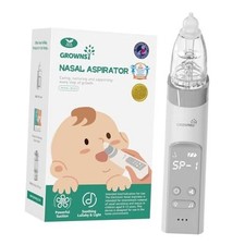 Nasal Aspirator for Baby, Electric Baby Nose Sucker with Larger Suction Grey