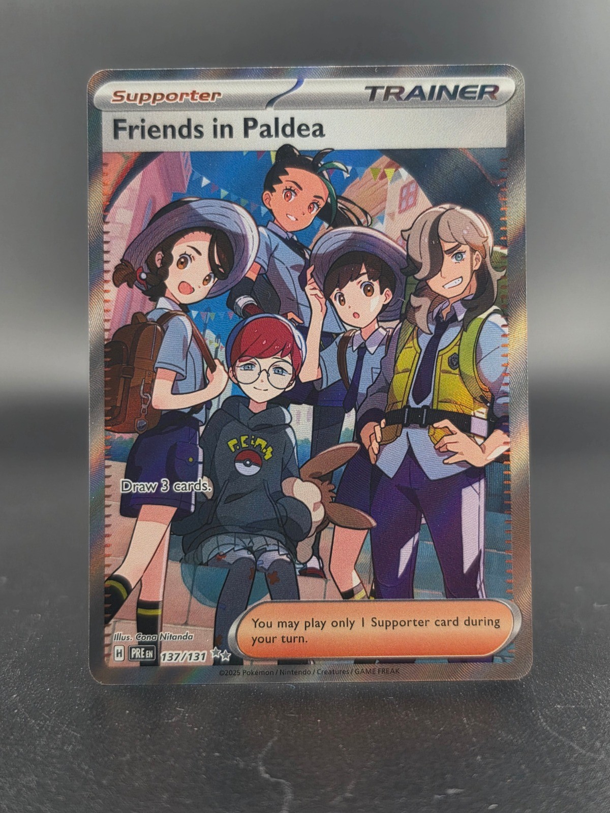 🔥Pokemon Friends in Paldea 137/131 Ultra Rare SV: Prismatic Evolutions LP🔥