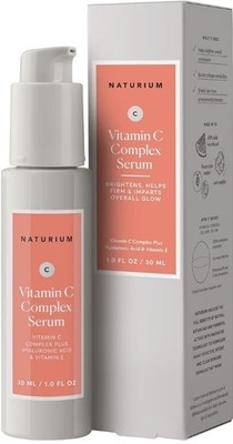 Naturium Vitamin C Complex Face Serum, Anti-Aging Facial Treatment with Hyaluron