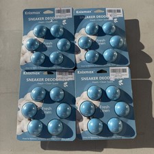 Knixmax Sneaker Deodorizer Balls Lot Of 4 Shoe Odor Freshener - Fresh Linin