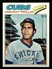 Manny Trillo Cubs 1977 O-Pee-Chee OPC #158 Vintage Baseball Card EX-MT
