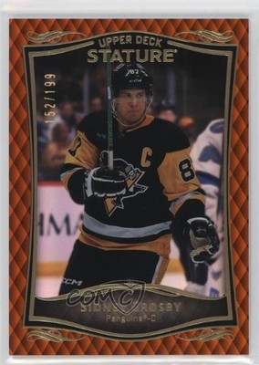 2024-25 Upper Deck Stature 2023-24 Base Orange 152/199 Sidney Crosby #13 0r2s