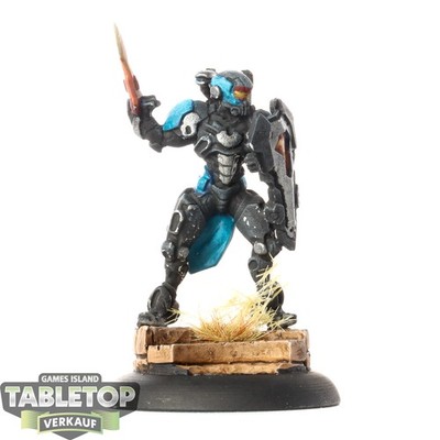 Warcaster - Iron Star Alliance Paladin Commander - bemalt