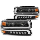 LED Headlights DRL Bumper Turn Signal Lights For 2001-2006 Chevy Tahoe Suburban