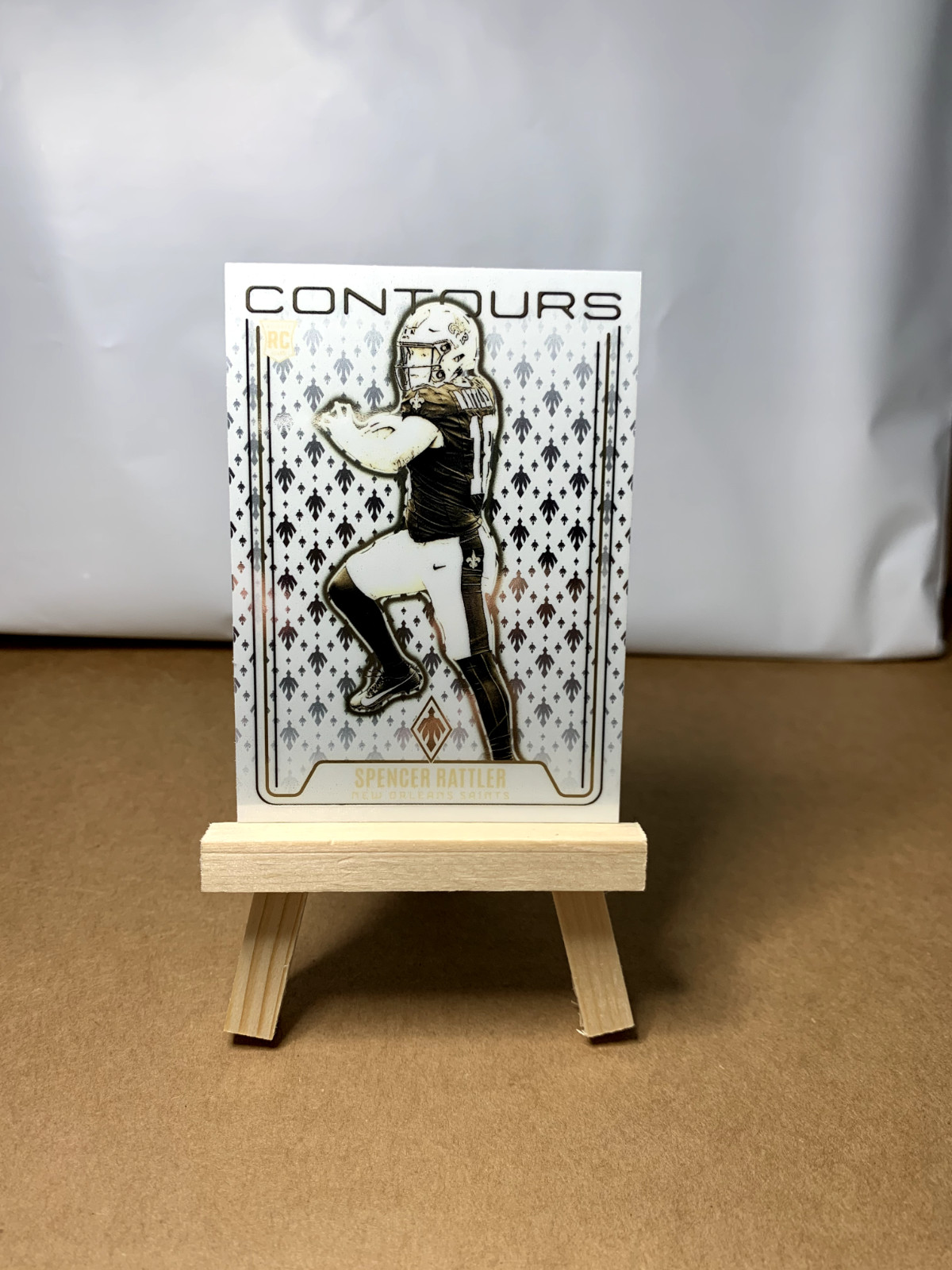 2024 Panini Phoenix - Contours Spencer Rattler #CON-SRR (RC) Saints