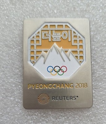 PYEONGCHANG  2018   REUTERS  MEDIA  OLYMPIC PIN 