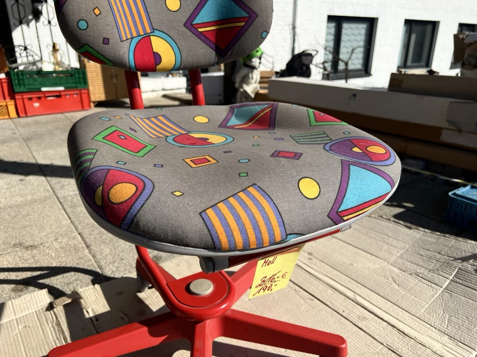 Moll Schreibtischstuhl / Drehstuhl Kinder Grau / Bunt NEU Ausstellungsstück - Bild 3 von 4