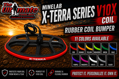 MINELAB X-TERRA SERIES RUBBER BUMPER COVER FOR THE V10X COIL