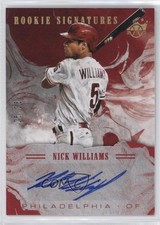 2018 Diamond Kings DK Rookie Signatures Holo Gold /25 Nick Williams Auto 0zr4