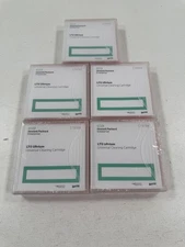 NEW HPE / HP LTO Ultrium Cleaning Cartridge Universal C7978A LOT OF 5 Sealed