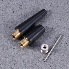 3 Pcs Bike Valve Adapter Tire Inflator Nozzle Ball Pump Needle Kit