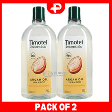 Timotei Essentials Argan Oil Shampoo Replenishes Damaged Hair 750ml Pack of 2 8.66 per litre