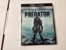 Predator 4K Ultra HD / Blu-Ray/ digital Brand New Slipcover Brand New 1987