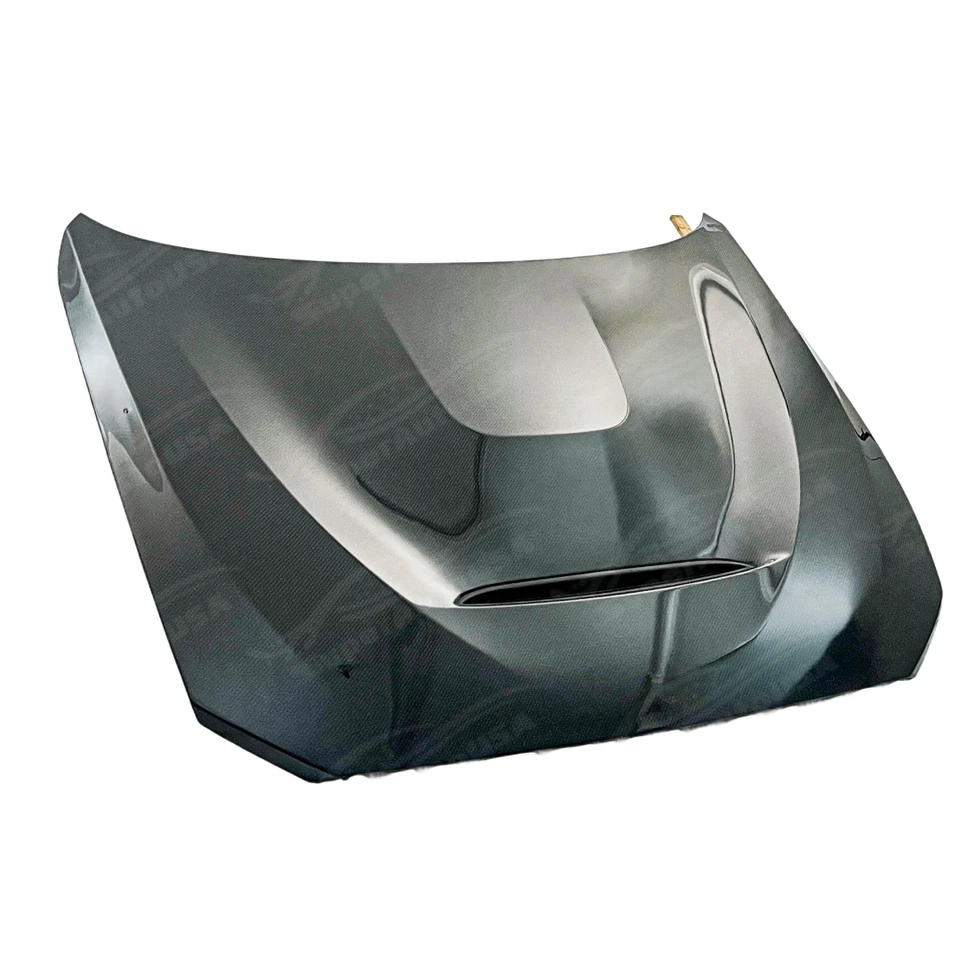 Tampa do capô do capô do motor de carro estilo GTS de fibra de carbono real compatível com BMW M2 F87 2016-2021 - Imagem 4 de 4