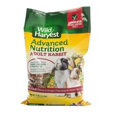 Wild Harvest Advanced Nutrition Diet For Adult Rabbits, 8 Lbs brown