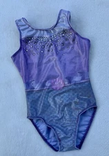 DESTIRA Princess ARIEL Leotard BLING Gymnastics Bodysuit LITTLE MERMAID Disney S