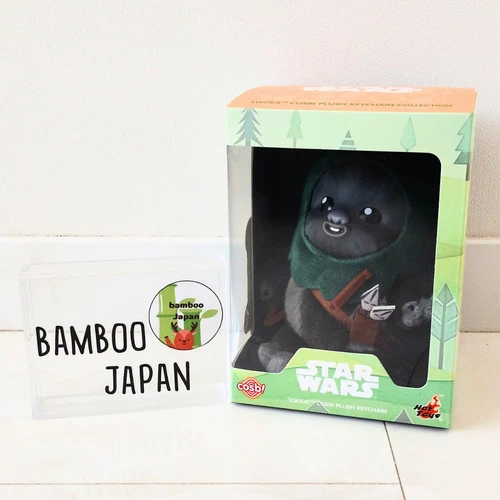 Hot Toys Cosbi Ewoks Tokkat Plush Keychain Star Wars Celebration Japan 2025