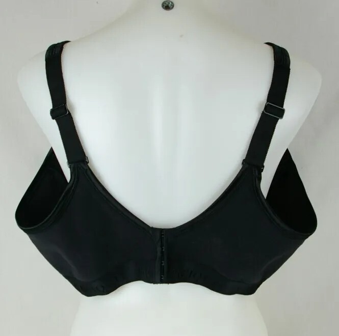 Cacique Solid Black Wire Free Full Coverage Bra W… - image 6