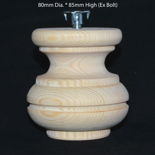 Single Wooden Pine Furniture Feet Foot Leg Replacement for Chests