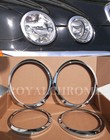 Unicus 4x Head Lamp Headlight Surround Bright Chrome for Jaguar S Type 98 - 08 (For: Jaguar S-Type)