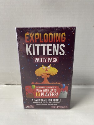 Exploding Kittens Party Pack Card Game New Cards 2023 NEW Sealed!
