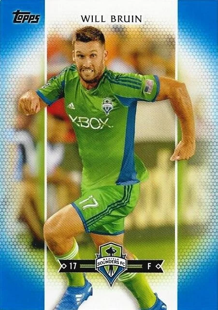 2017 Topps Major League Soccer Blue Parallel /99 (#101 - #110) -MLS - Image 3 of 4