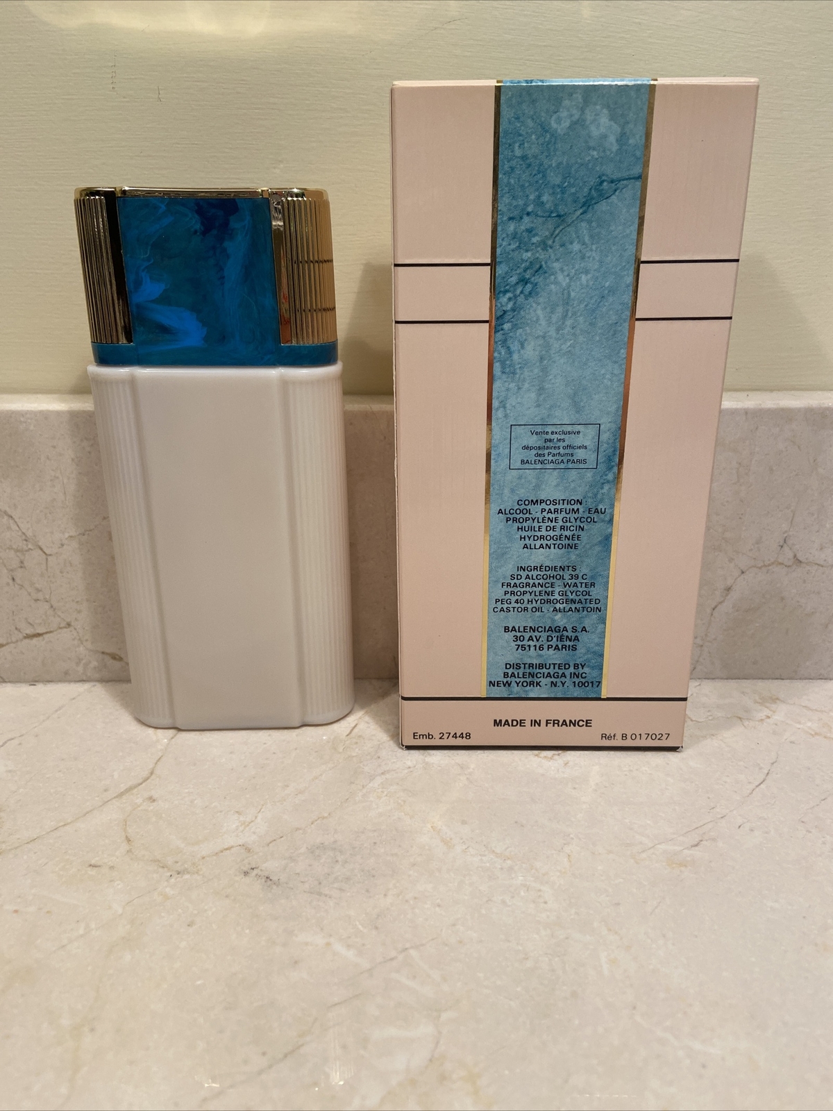 Balenciaga Pour Homme for Men After Shave Splash 3.3 Oz 100 Ml  