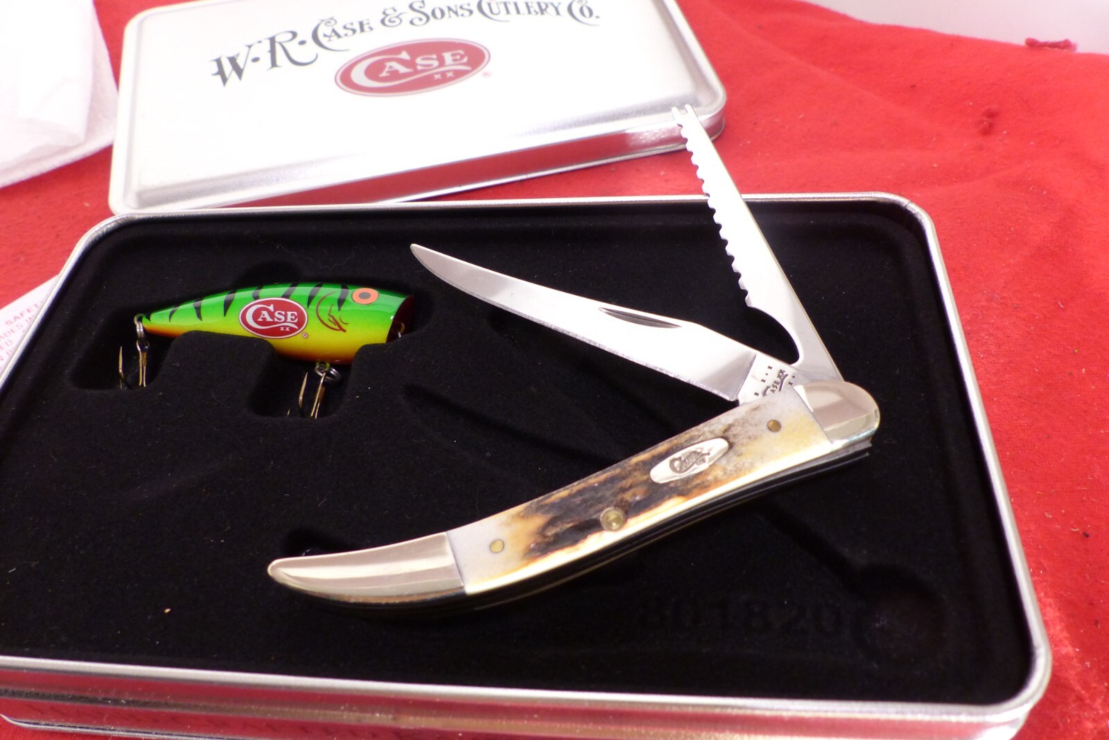 Case XX USA 4.25" 520094F SS Stag Texas Toothpick Fishing Fish Knife