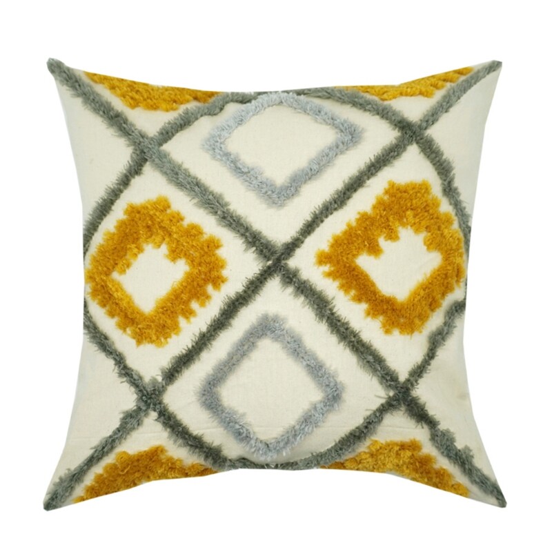 Throw Pillow for Case Multicolor for Cross Woven Tufted Cushion-image