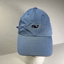 Vineyard Vines Hat Blue Logo Whale Adjustable Baseball Mens Adult Cap Distressed