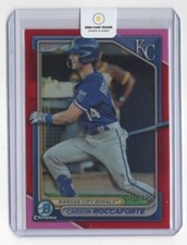 2024 Bowman Chrome Magenta Refractor Carson Roccaforte 010/199 #BCP-33 Kansas