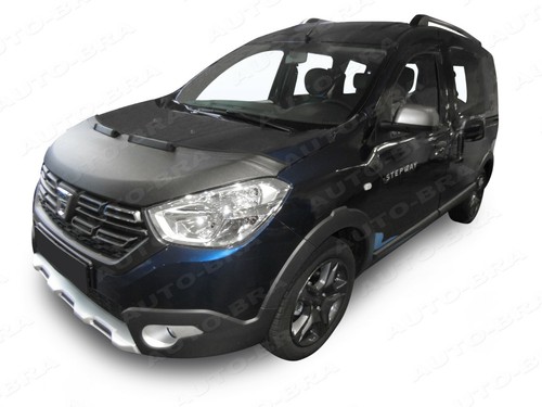 Carbon BRA für Dacia Dokker - Lodgy Bj. ab 2012 Haubenbra Steinschlagschutz - Bild 2 von 7