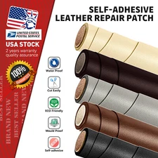 Leather Repair Tape Self-Adhesive Patches kit for Couch Car Seats Sofa Furniture