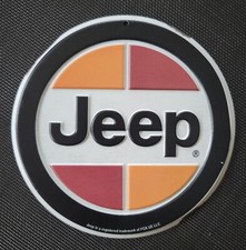 JEEP EMBOSSED TIN SIGN