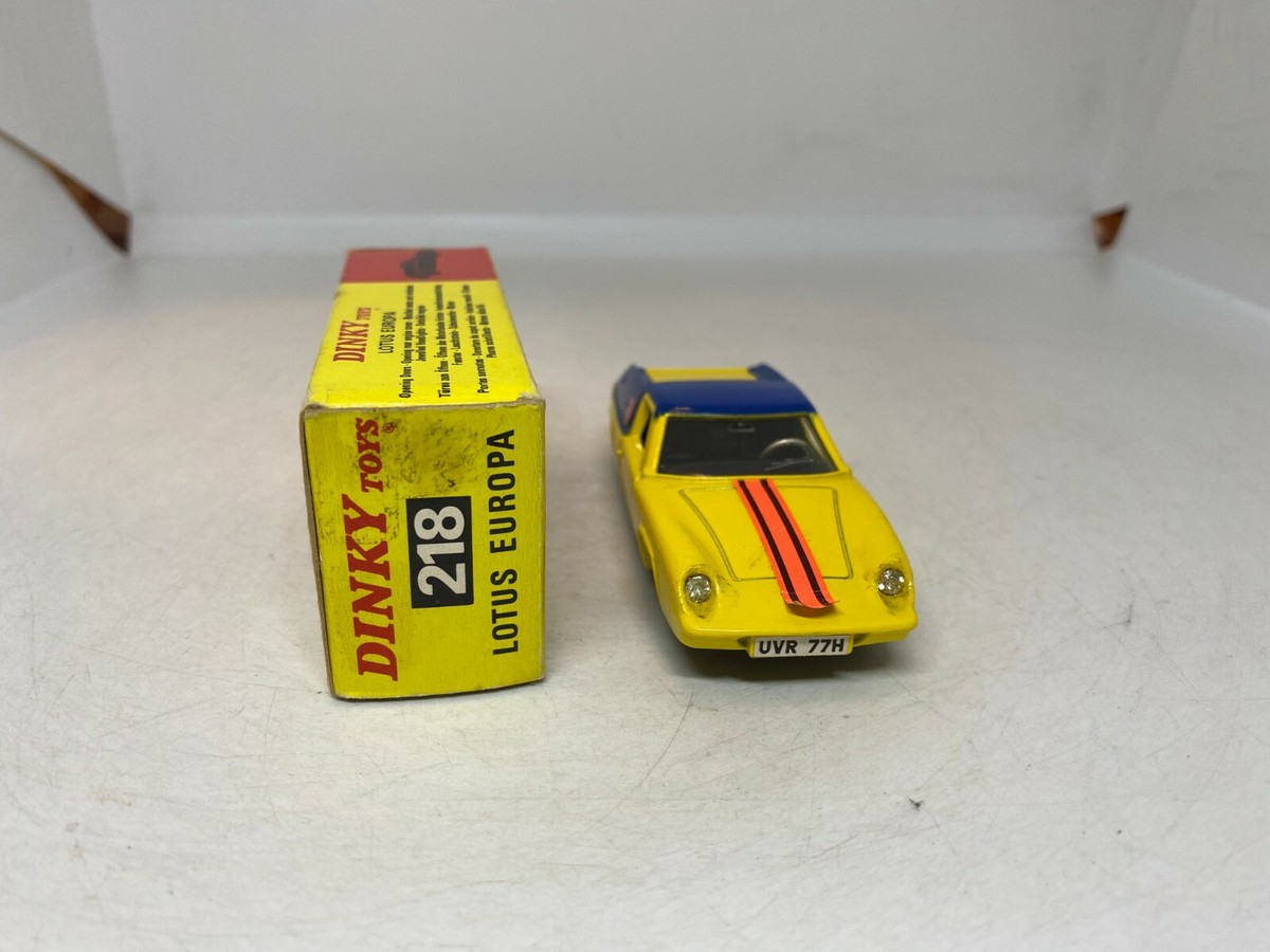 Dinky Toys 218 Lotus Europa with Speed Wheels Boxed | eBay