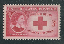 Scott #967...3 Cent...Clara Barton...10 Stamps