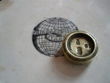 Vintage ONE OUNCE BRASS PANCAKE SCALE WEIGHT