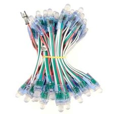 50pcs/lot 12mm DC5V 12V addressable Led module WS2811 IC Digital Waterproof LED