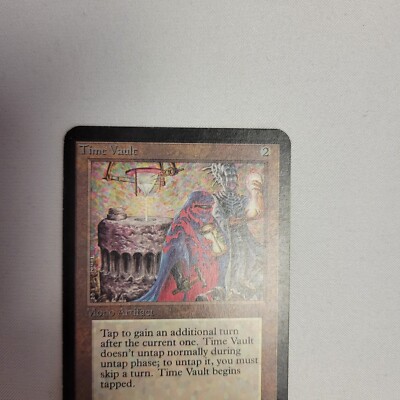 Time Vault Alpha ENGLISH Played MTG Magic The Gathering Time Vault Alpha ENGLISH Played MTG Magic The Gathering