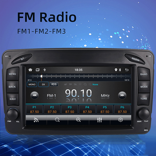 Autoradio CarPlay für Mercedes Benz C/CLK/G Klasse W203 W209 W639 W463 Navi +BT - Bild 9 von 14