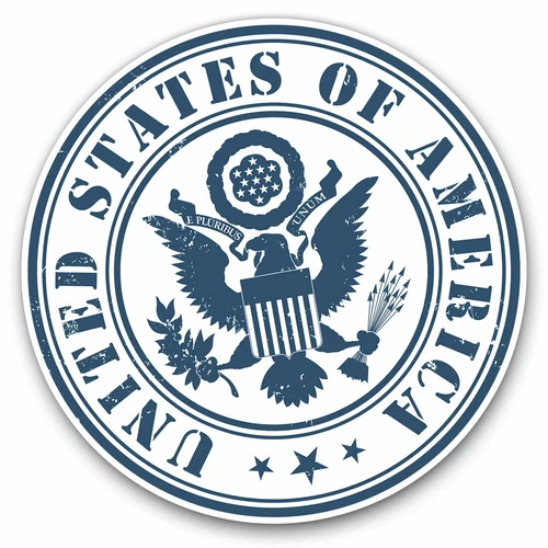 2 x Vinyl Stickers 20cm - United States of America USA US Cool Gift #4476