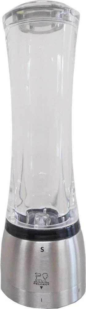 Peugeot 25458 Daman U'Select Shaftless 8.25 Inch Salt Mill, Stainless Steel
