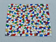 250 pieces, Mixed Colours off cuts Glass Mirror, 1.8 mm Thick,  Art&Craft 