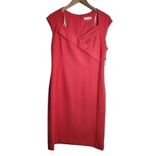 Calvin Klein Dress Women's 10 Cap Sleeve Dressy Night Out Pink NWT