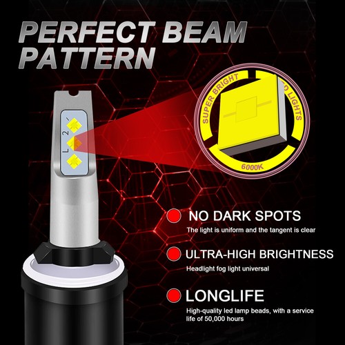 Para Chevy Suburban Tahoe 2000-2006 Faro LED Alto Lo Beam + Kit de luces antiniebla M9QC - Imagen 15 de 17