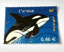 Timbre oblitéré - l'Orque - 0,46 € - Année 2002 - Réf 3487